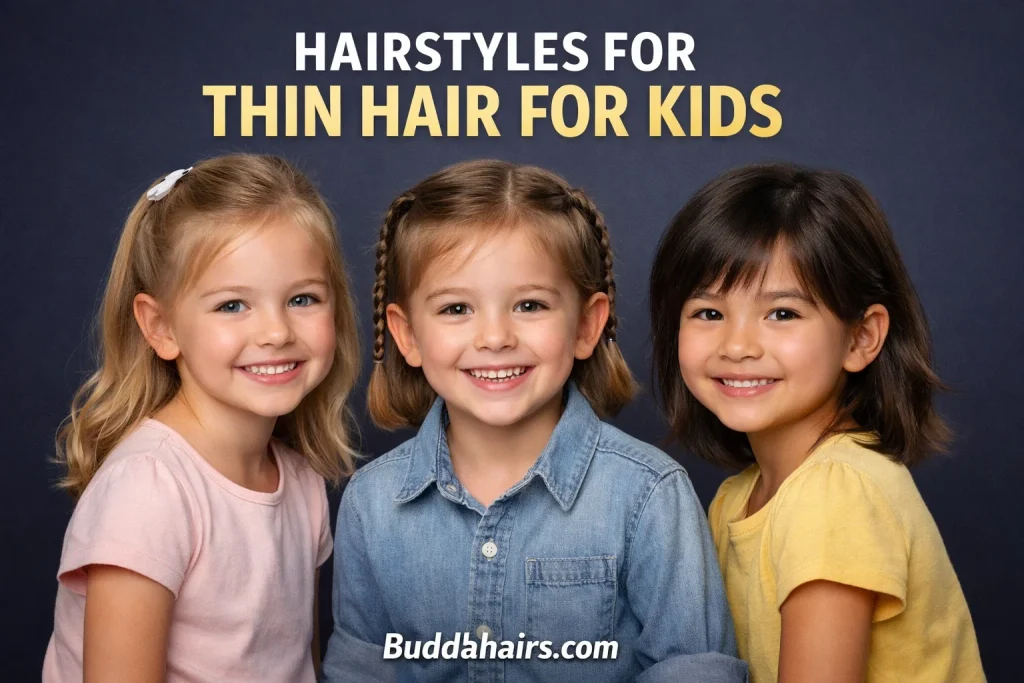 30 Best Hairstyles for Thin Hair for Kids for a Full Look 15 Hairstyles for Thin Hair for Kids