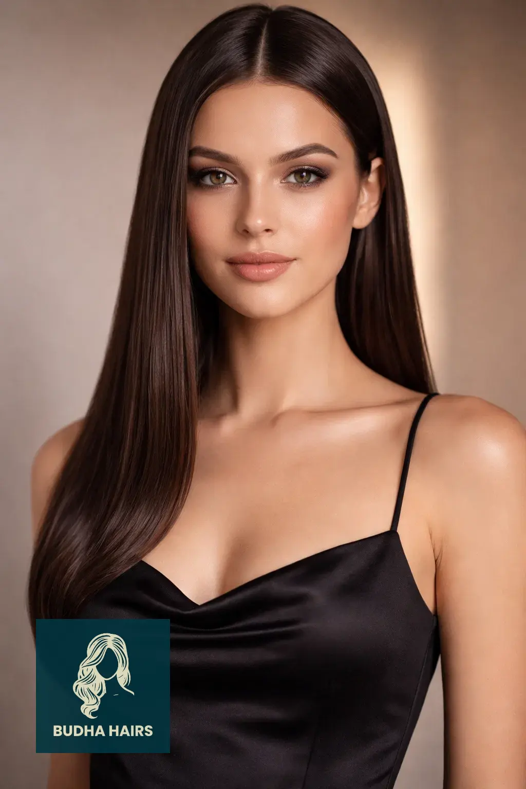 40 Timeless Wedding Guest Hairstyles That Never Go Out of Style 35 High-Shine "Liquid" Hair with a Center Part