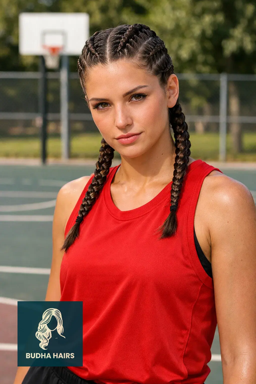 40 Best Basketball Hairstyles: Secure & Stylish On-Court Looks 21 High-Tension French Braids for Guard Play