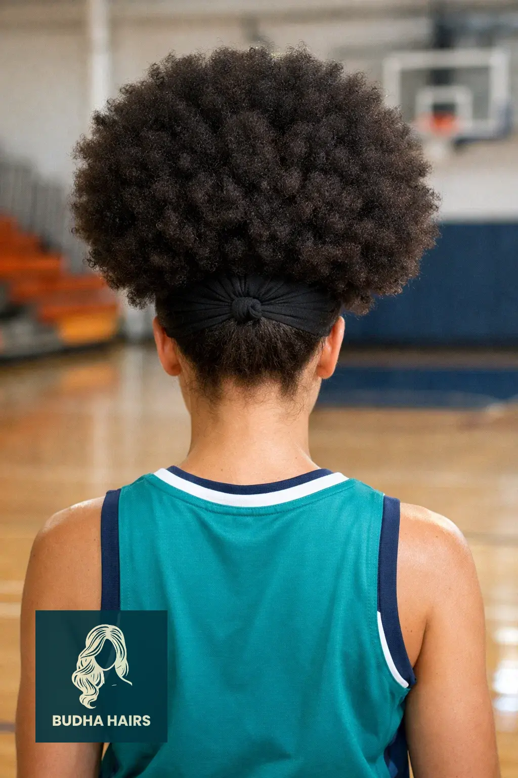 40 Best Basketball Hairstyles: Secure & Stylish On-Court Looks 28 High-Volume Afro with a Compression Tie