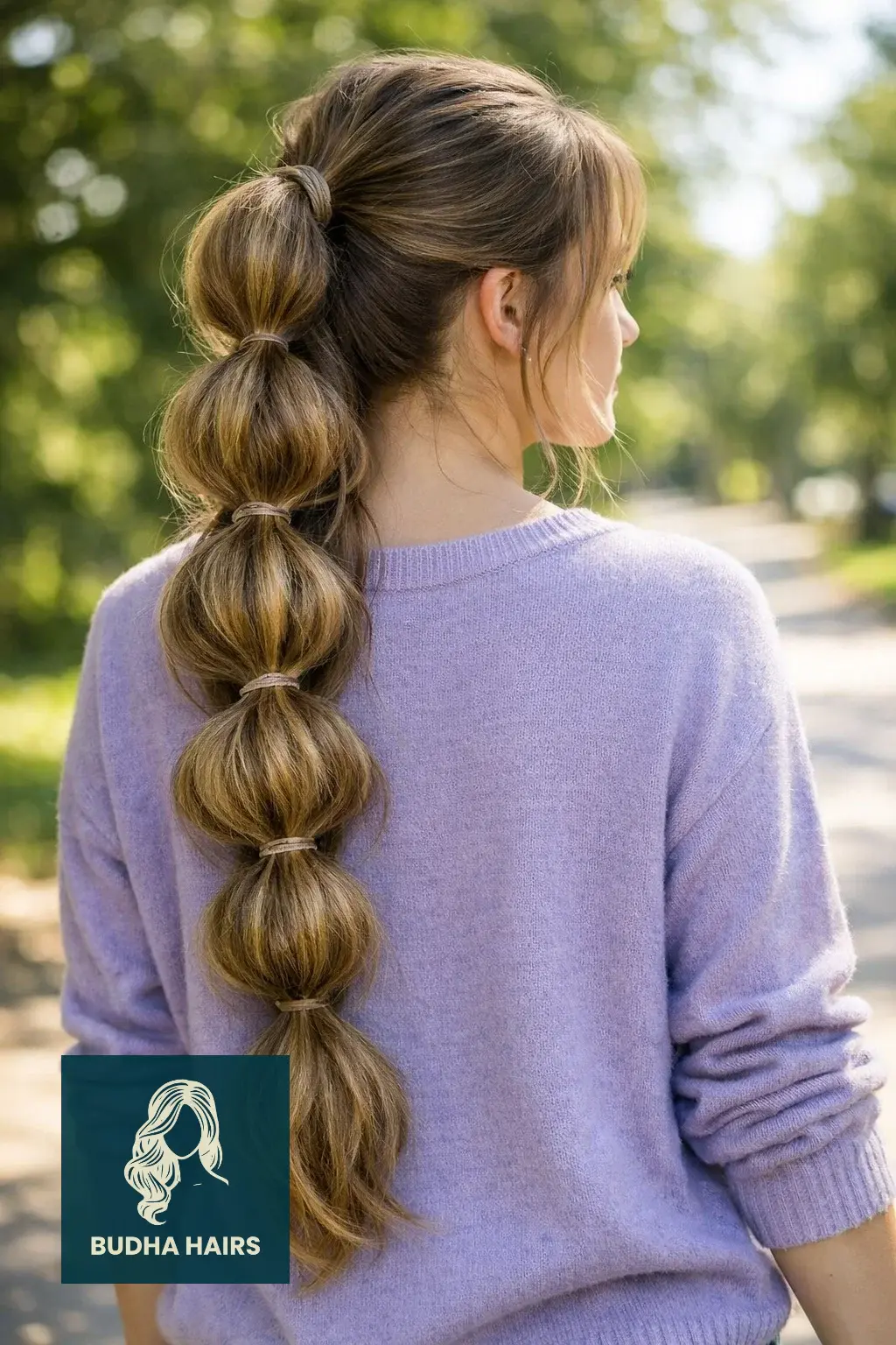 40 Quick & Easy Hairstyles: The Ultimate Guide for a Daily Refresh 17 High-Volume Bubble Braid