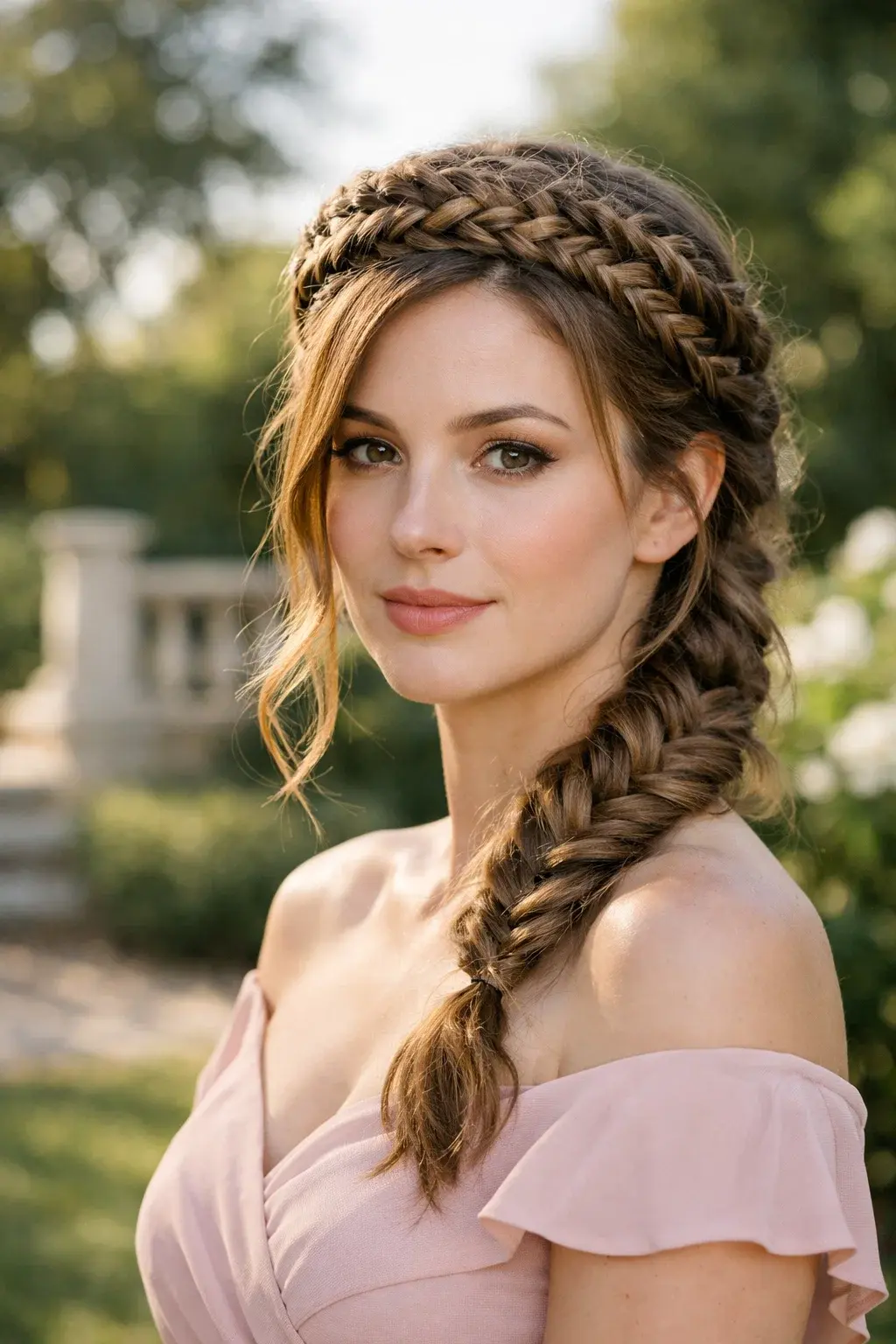 40 Best Princess Hairstyles: Majestic, Elegant & Royal Looks 39 Intricate Fishtail Braid Crown