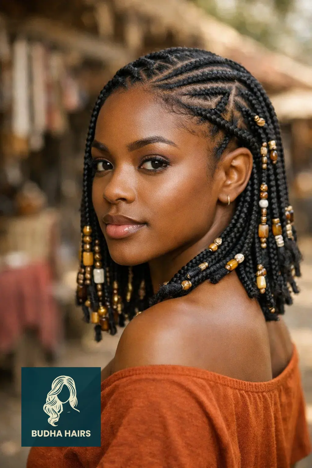 25 Cornrows Braids For Black Women To Elevate Your Everyday Style 2 Intricate Tribal Braids with Beads