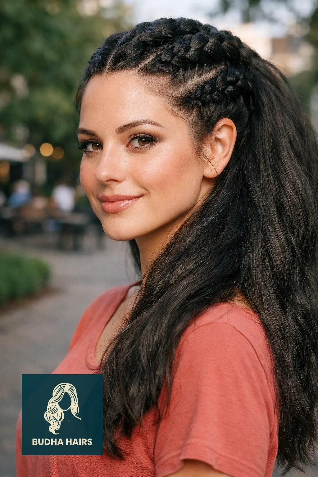 30 Best Braids with Sew In in the Back for a Glamorous Look 18 Jumbo Braids with Textured Blowout Sew-In