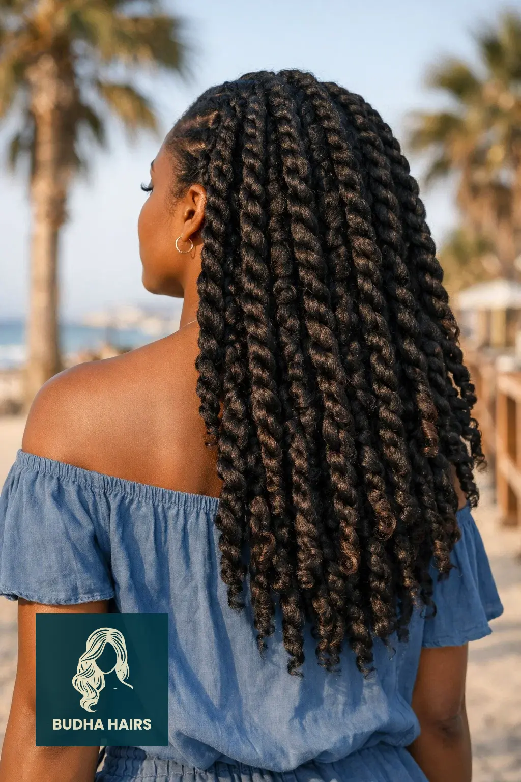 40 Best Vacation Hairstyles for Black Women: Protective & Chic 4 Jumbo Passion Twists