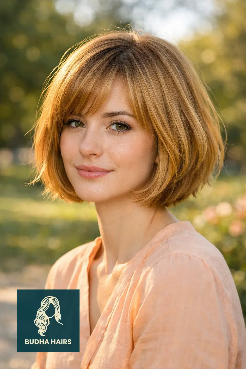 40 French Bob Haircuts For Women To Inspire Your Next Chic Makeover 25 Layered Honey-Blonde Bob
