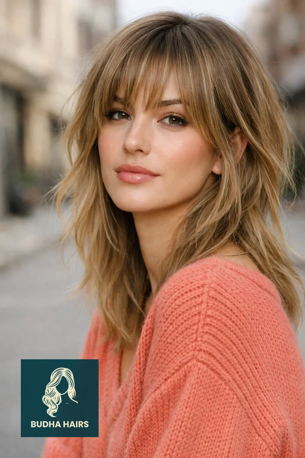 35 Perfect Long Hairstyles for Fine Hair to Turn Heads 6 Long Shag with Wispy Bangs