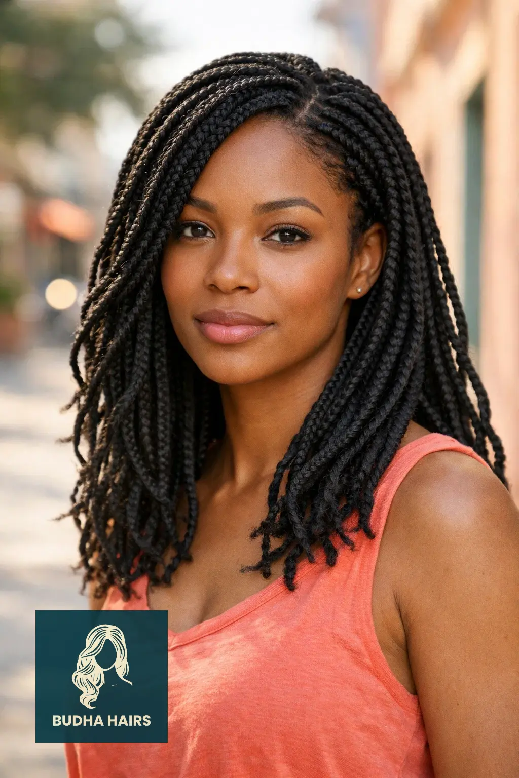40 Best Vacation Hairstyles for Black Women: Protective & Chic 38 Loose Crochet Braids with a Deep Part
