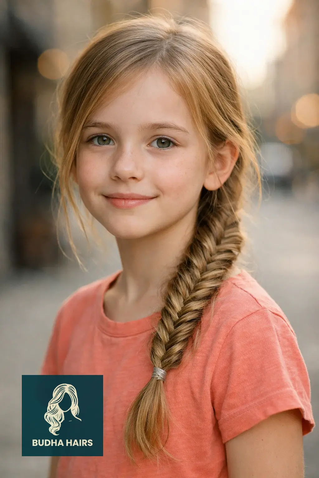 30 Best Hairstyles for Thin Hair for Kids for a Full Look 10 Low "Fishtail" Braid for Detail