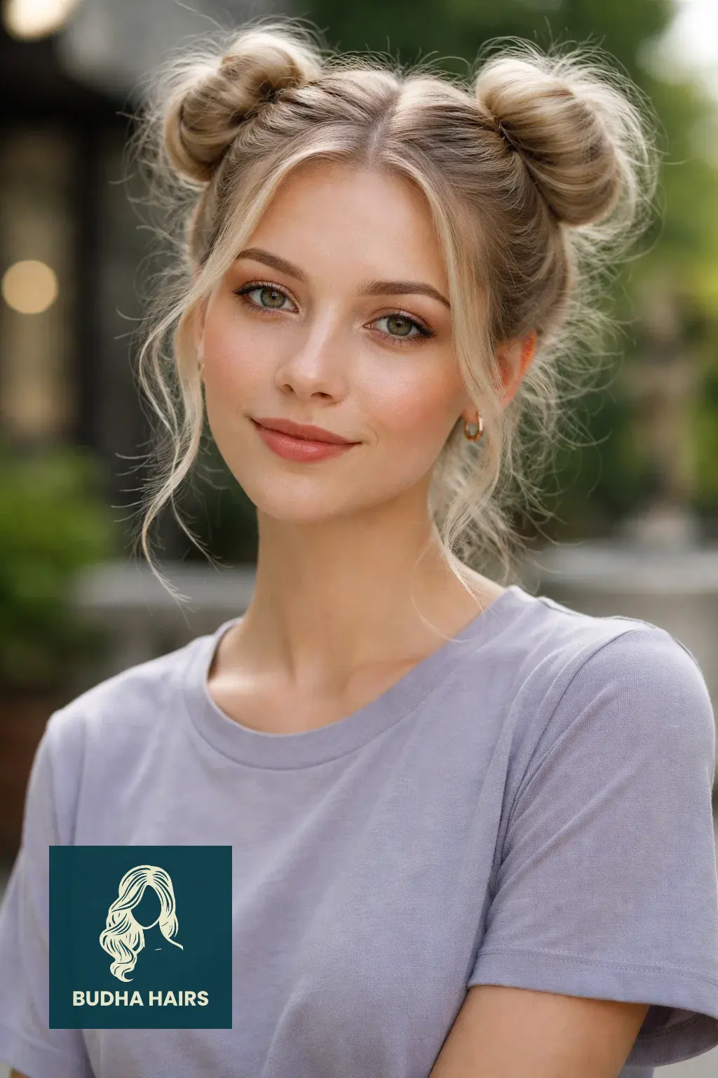 30 Best Protective Hairstyles for Thin Hair: Healthy & Chic 29 Low-Tension Space Buns