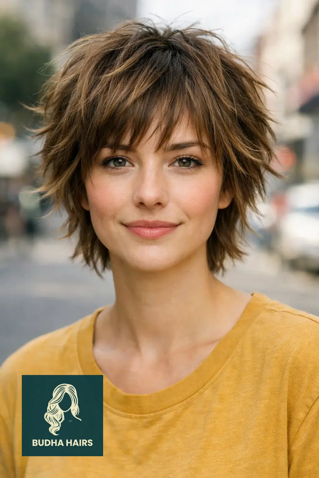 35 Trendy Short Shag Haircuts for Women to Try in 2026 11 Messy Bedhead Short Shag