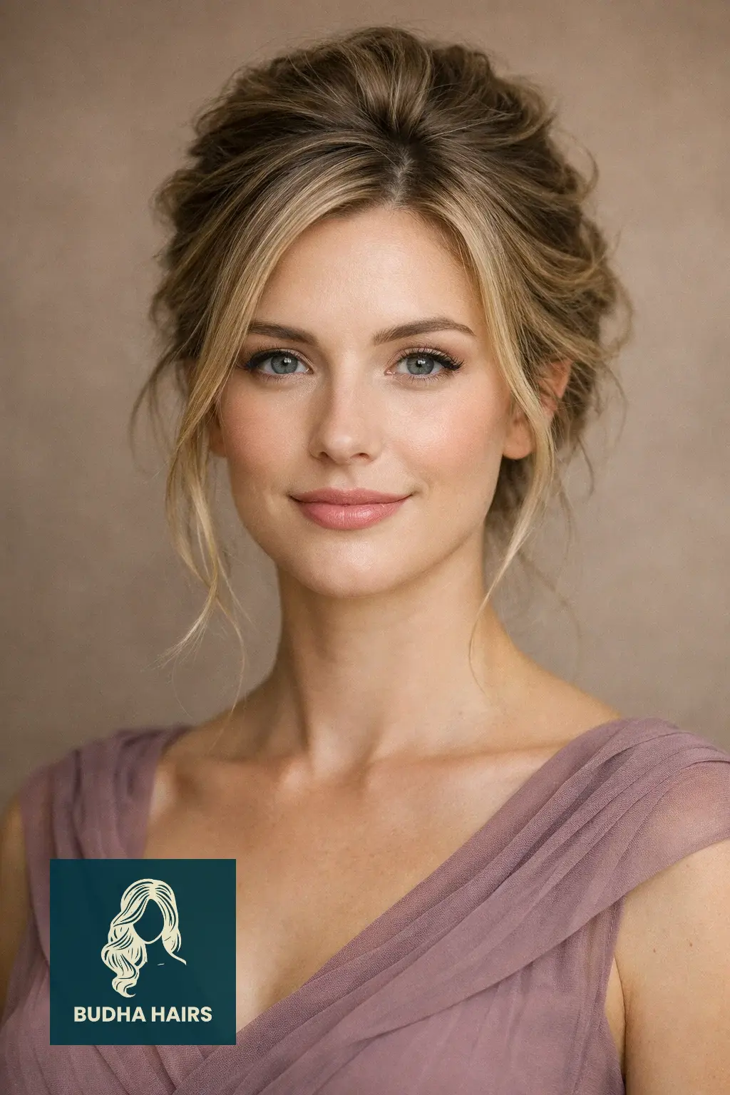 30 Bridesmaid Hairstyles That Blend Elegance with Modern Style 8 Messy "French Twist" with Modern Texture