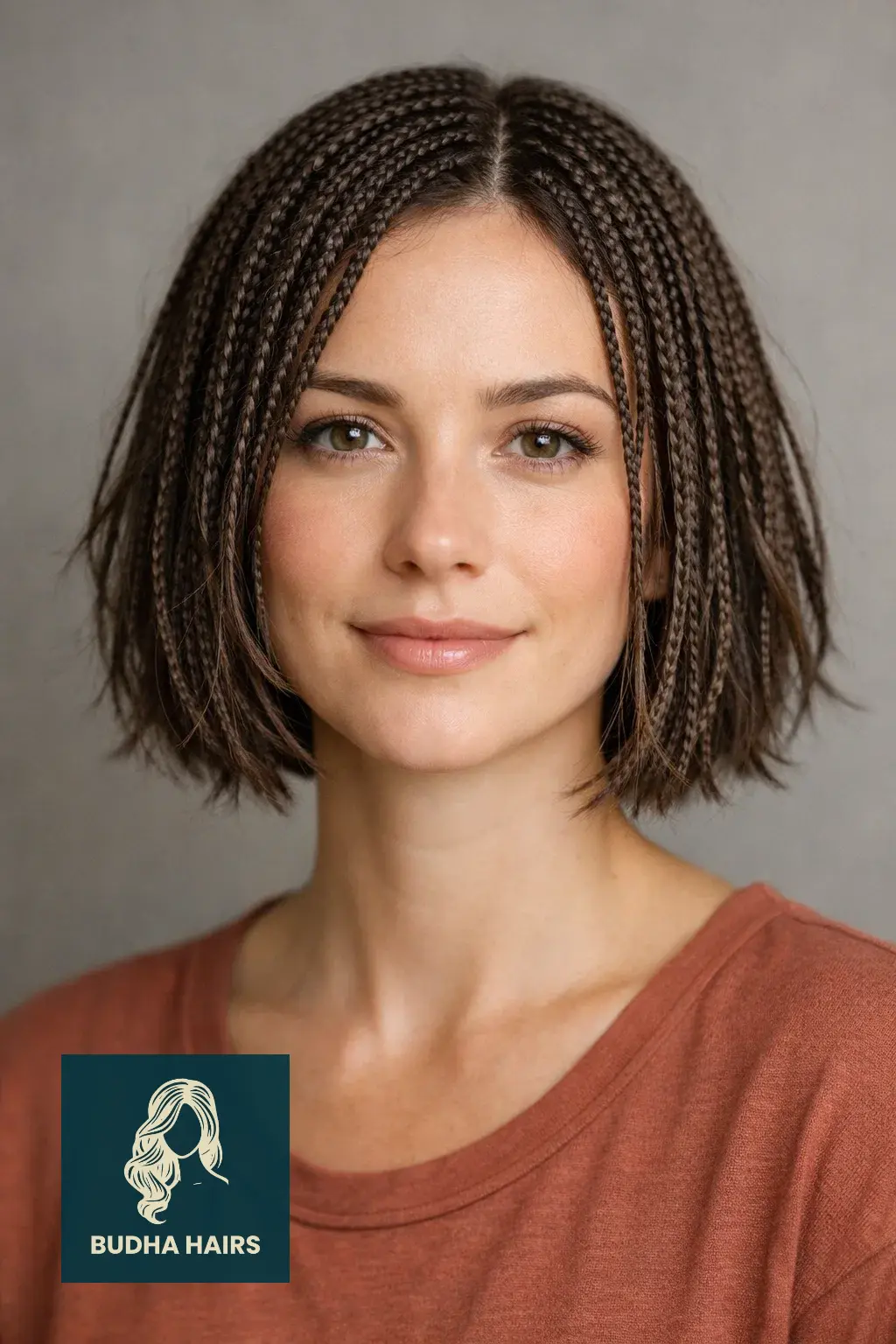 35 Stylish Boho Bob Knotless Braids for Fresh Looks 5 Micro-Braid Boho Bob