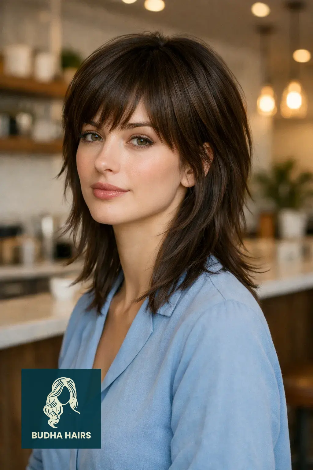 30 Realistic Shaggy Mullet Haircuts Styles for Women (2026) 13 Mid-Length Polished Shaggy Mullet