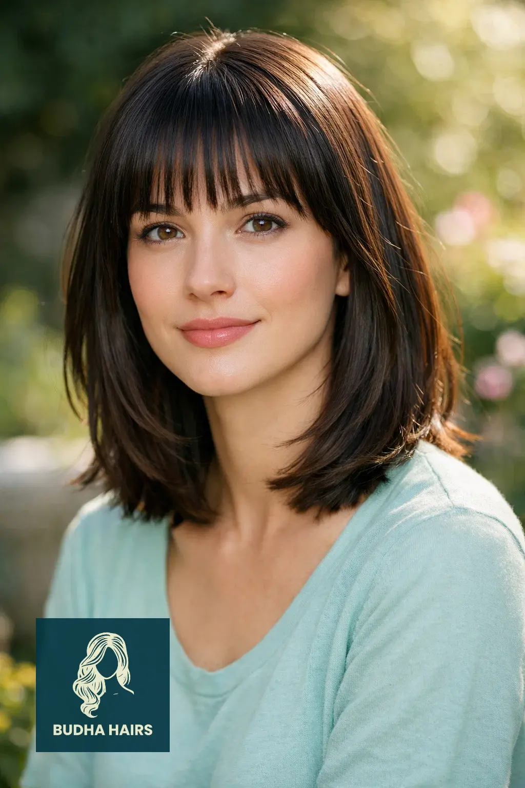 40 Oval Face Haircuts That Flatter Your Features Perfectly 27 Mid-Length Shunt with Micro-Fringe