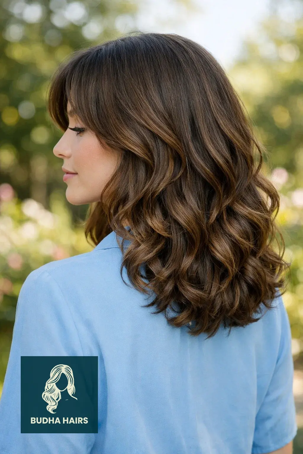 30 Chic Side Part Quick Weave Hairstyles for Any Occasion 26 Mid-Length Side Part with "Curtain" Curls