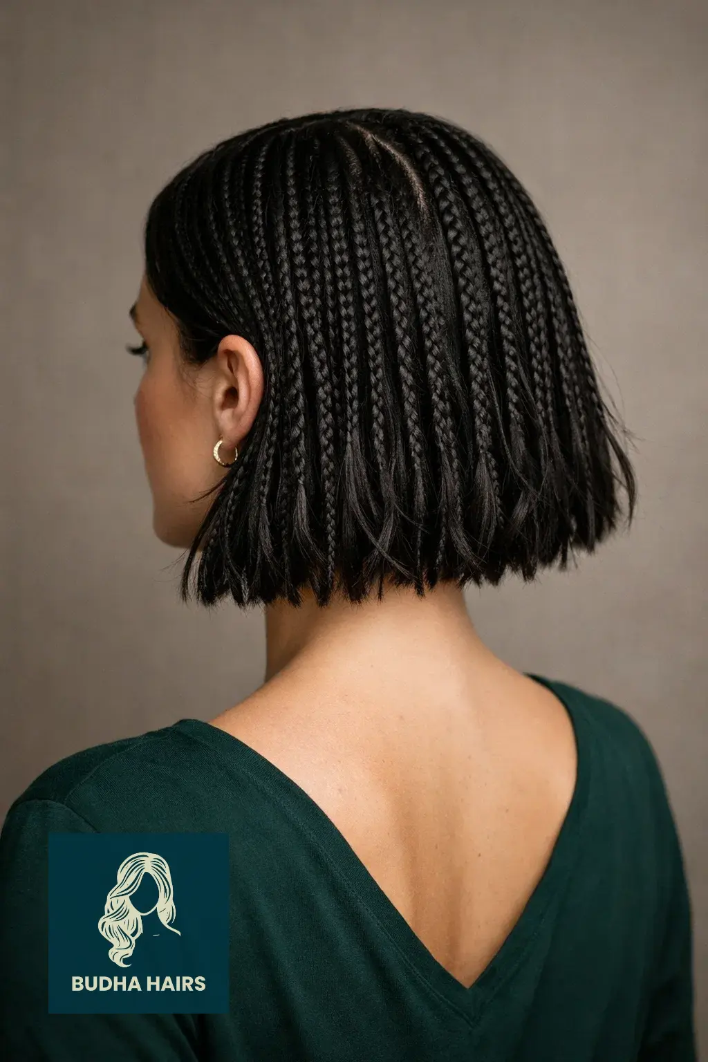 35 Stylish Boho Bob Knotless Braids for Fresh Looks 8 Middle-Parted "Cleopatra" Boho Bob