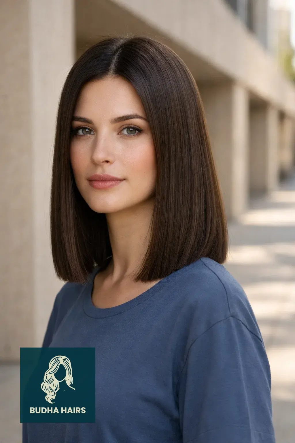 35 Perfect Long Hairstyles for Fine Hair to Turn Heads 28 Minimalist "Box" Cut for Density
