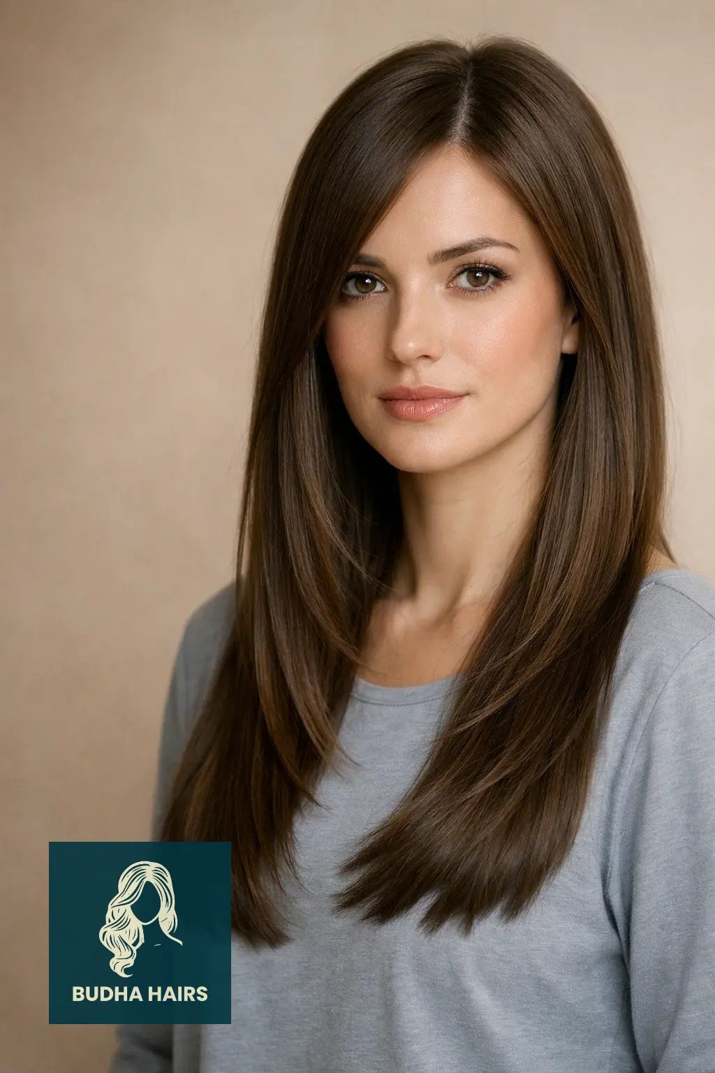 30 Trendy Long Layers with Face Framing Pieces You’ll Love 19 Minimalist One-Length Illusion with Hidden Layers