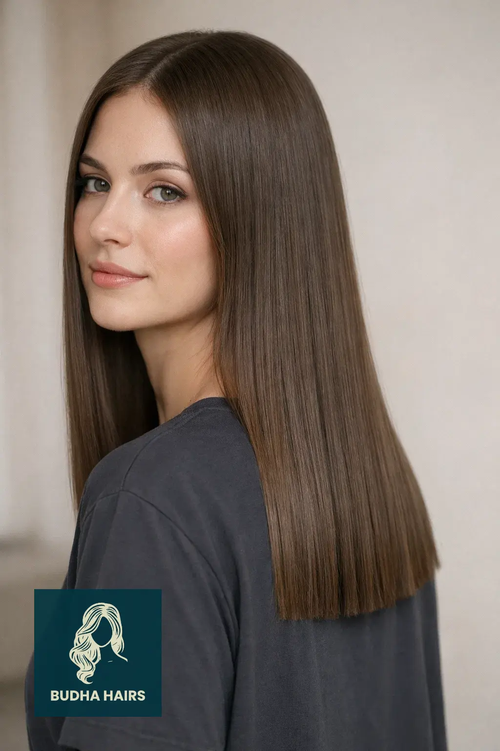 35 Perfect Long Hairstyles for Fine Hair to Turn Heads 16 Minimalist One-Length with Blunt Ends