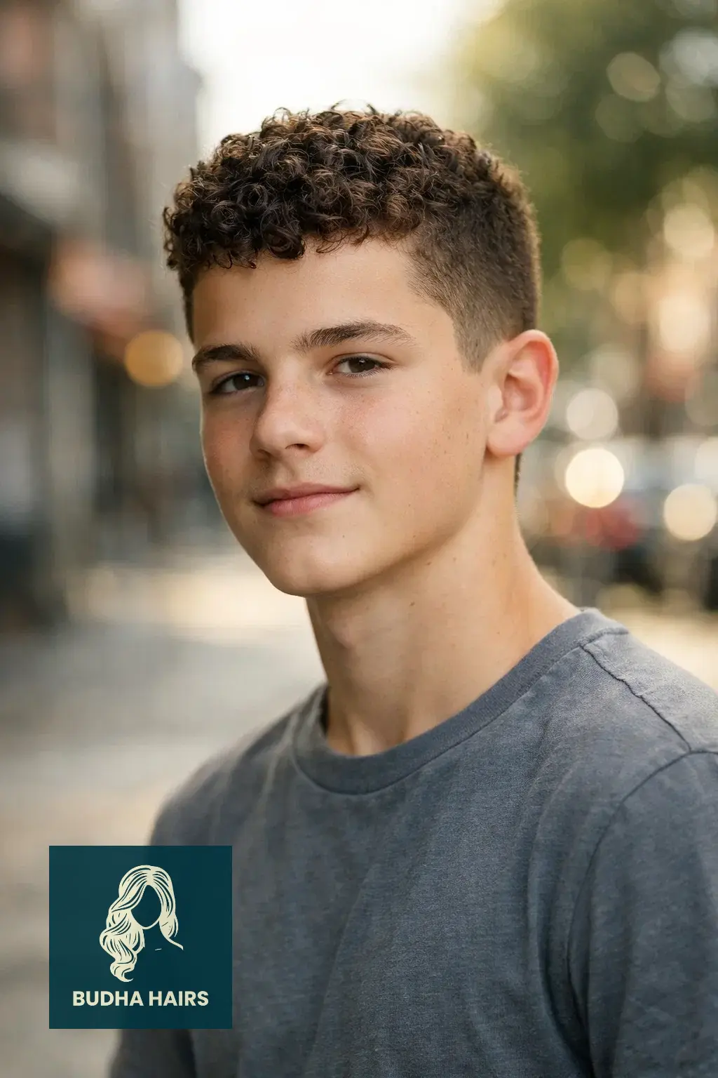 35 Cool Haircuts For Boys With Curly Hair That Show Off Texture 34 Minimalist Short Curly Crop