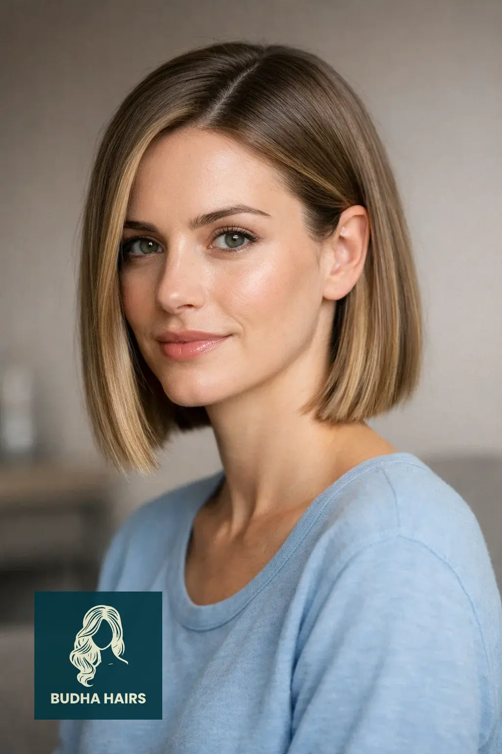 30 Side Part Wig Hairstyles Perfect for Busy Days 16 Minimalist "Tucked" Blunt Lo