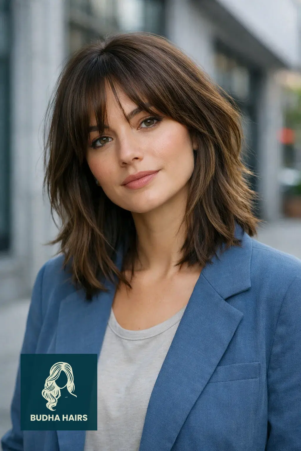 40 Best Medium Shag Haircuts: The Ultimate Guide to Texture & Volume 2 Modern Shag with Curtain Bangs