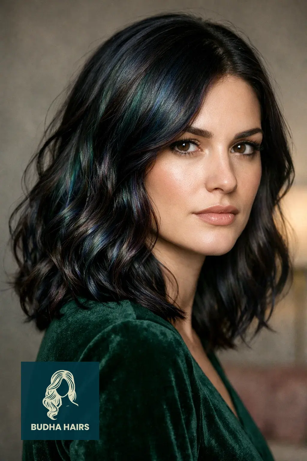 25 Best Unique Dyed Hair Ideas for a Vibrant, Trendy Look 6 Moody Oil Slick Technique
