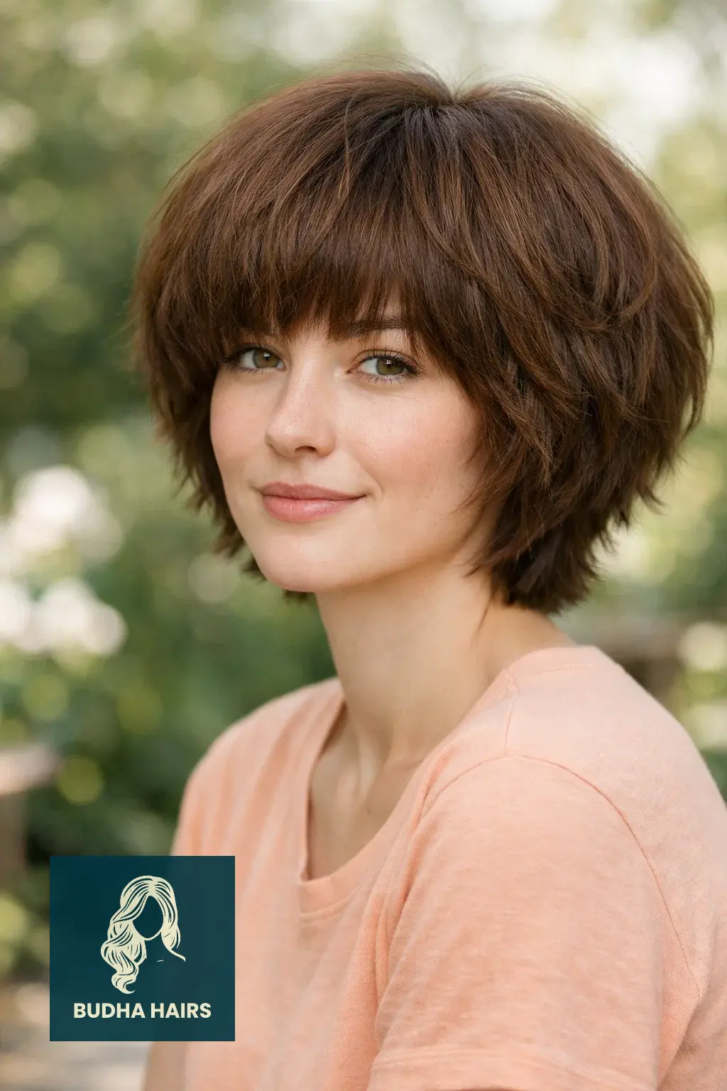 35 Trendy Short Shag Haircuts for Women to Try in 2026 19 "Mushroom" Shaped Shaggy Cut