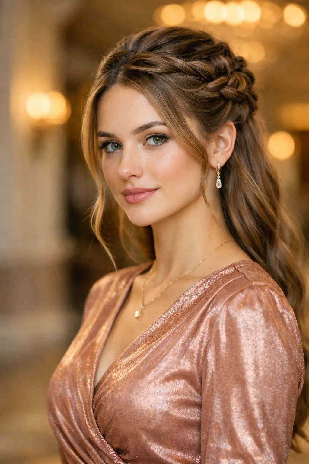 40 Best Princess Hairstyles: Majestic, Elegant & Royal Looks 7 Ornate Half Up Twisted Look