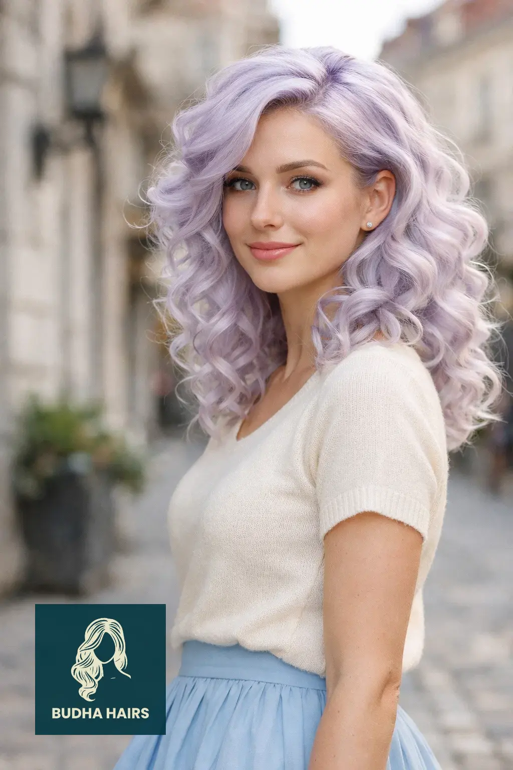 30 Most Enchanting Whimsical Hairstyles for a Magical Look 2 Pastel Lavender Cloud Curls