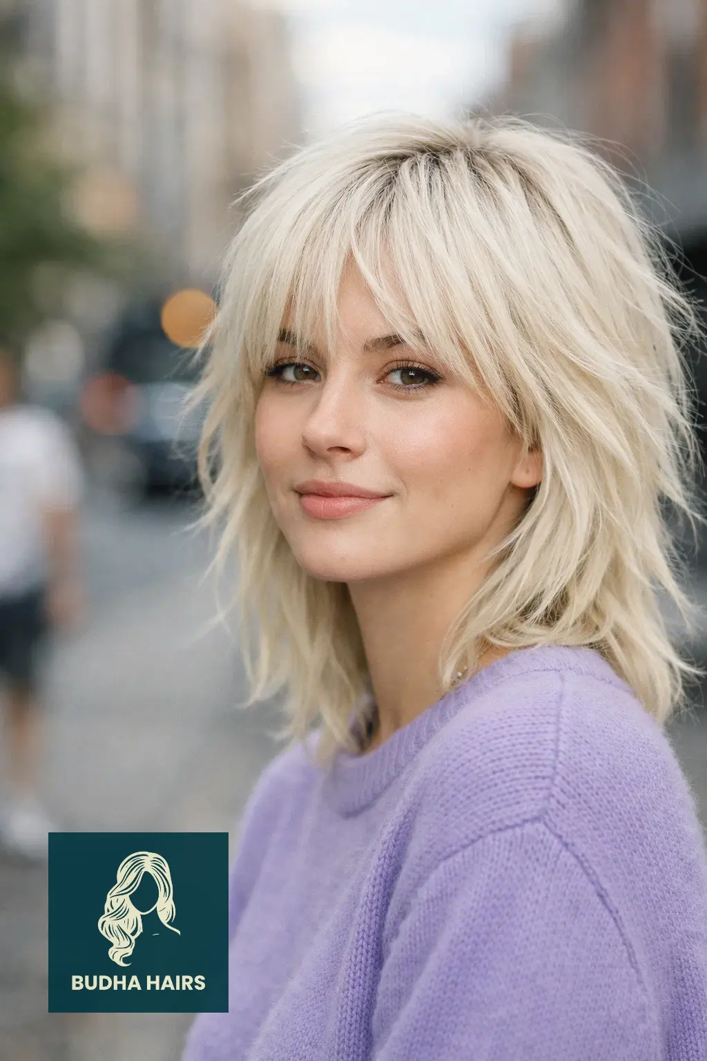 35 Trendy Short Shag Haircuts for Women to Try in 2026 10 Platinum Blonde Textured Shag