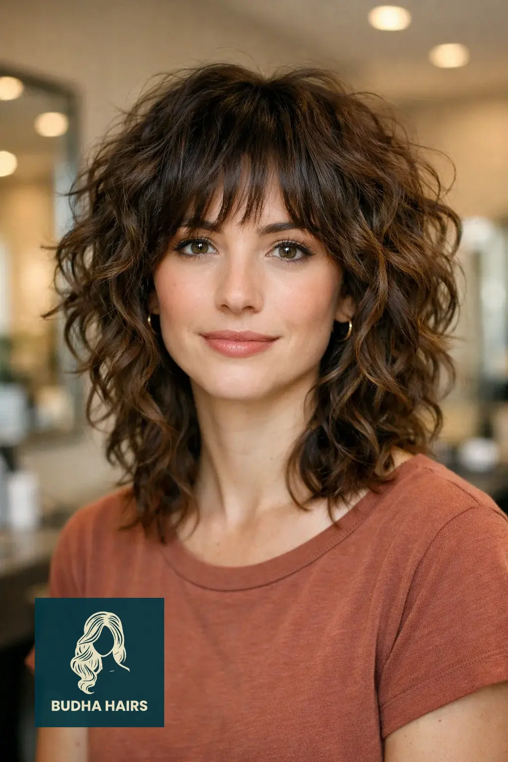 30 Best Shag Haircuts With Bangs: The Ultimate Guide to Texture 5 Razored Shag for Curly Hair