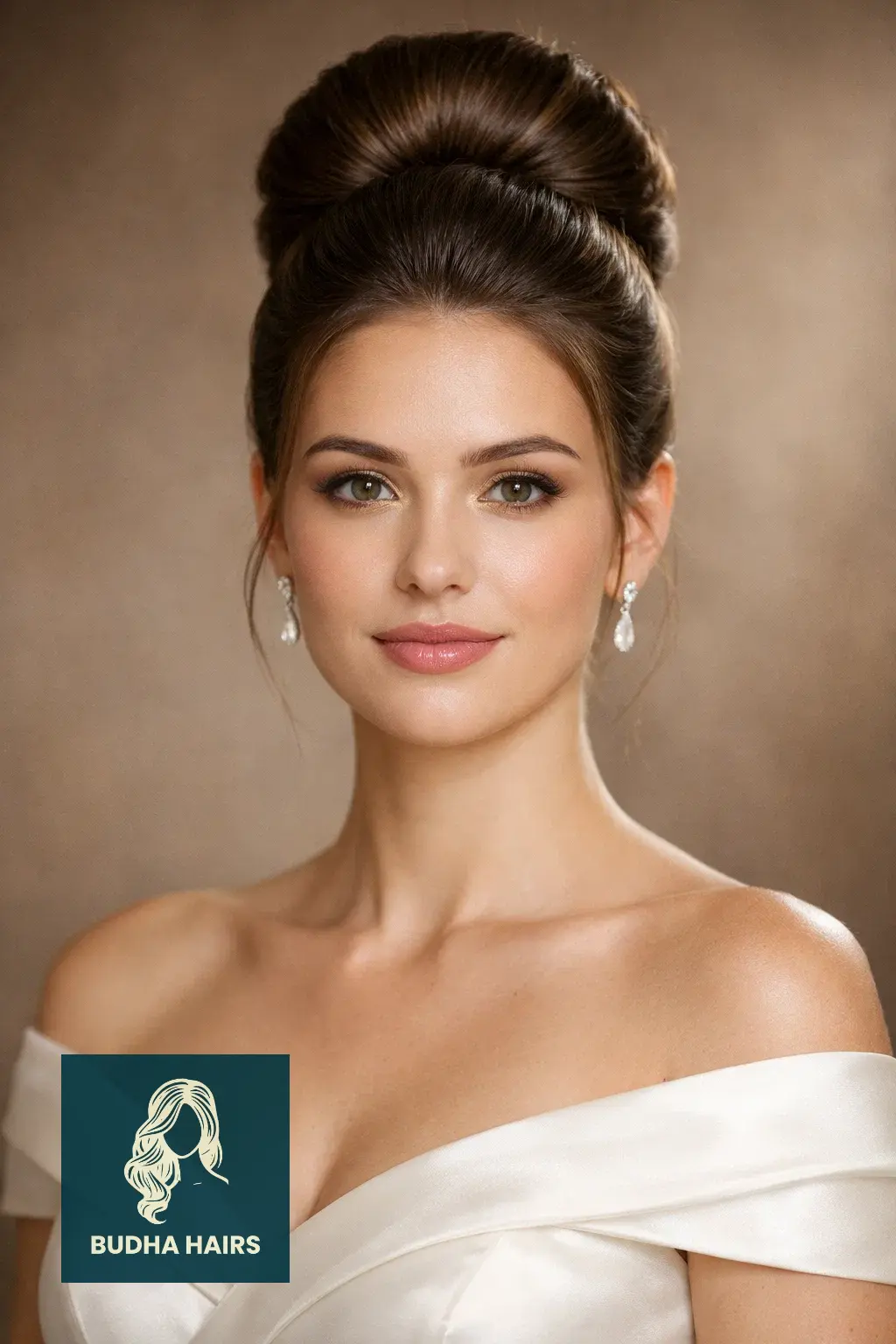 30 Wedding Hairstyles for Long Hair That Turn Heads 24 Regal High Chignon with Polished Finish