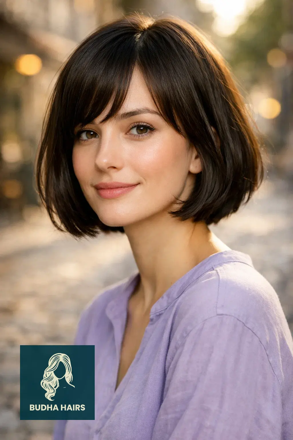 30 Side Part Wig Hairstyles Perfect for Busy Days 24 Romantic "French" Bob with Side Fringe