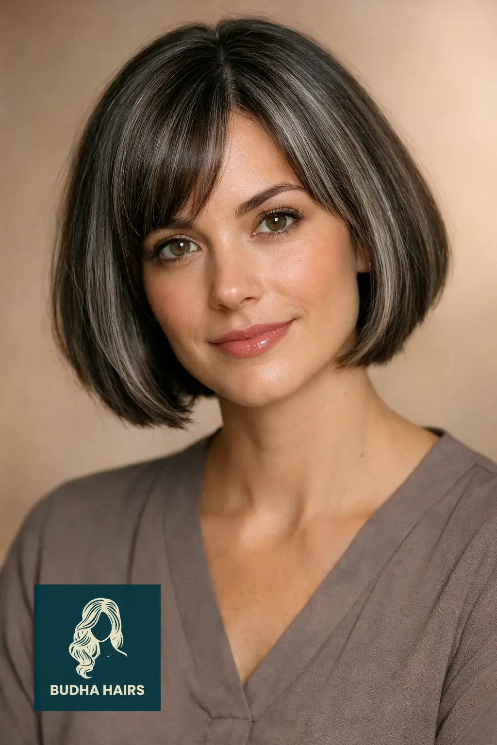 40 French Bob Haircuts For Women To Inspire Your Next Chic Makeover 16 Salt and Pepper French Bob