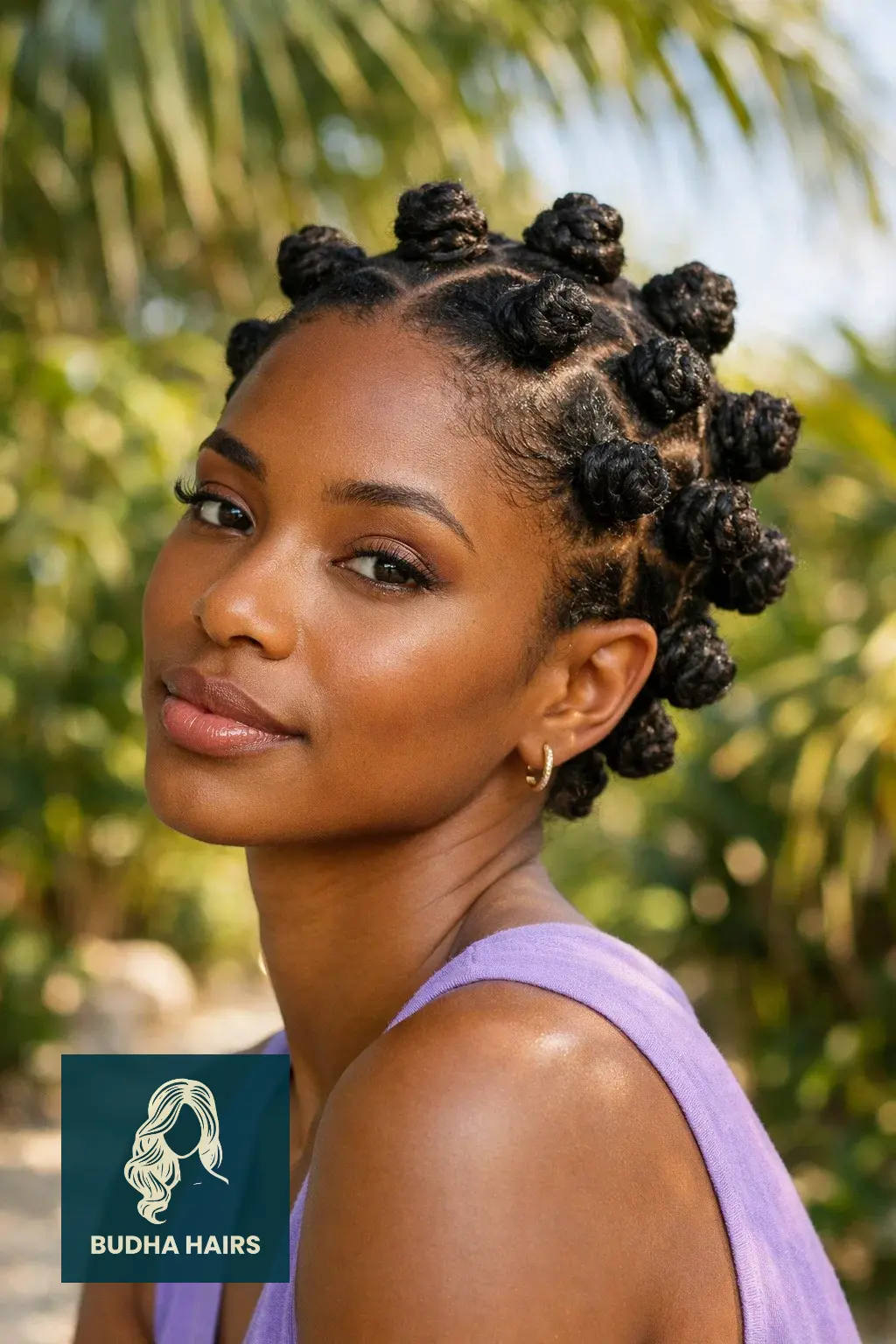 40 Best Vacation Hairstyles for Black Women: Protective & Chic 14 Scalp-Friendly Bantu Knots