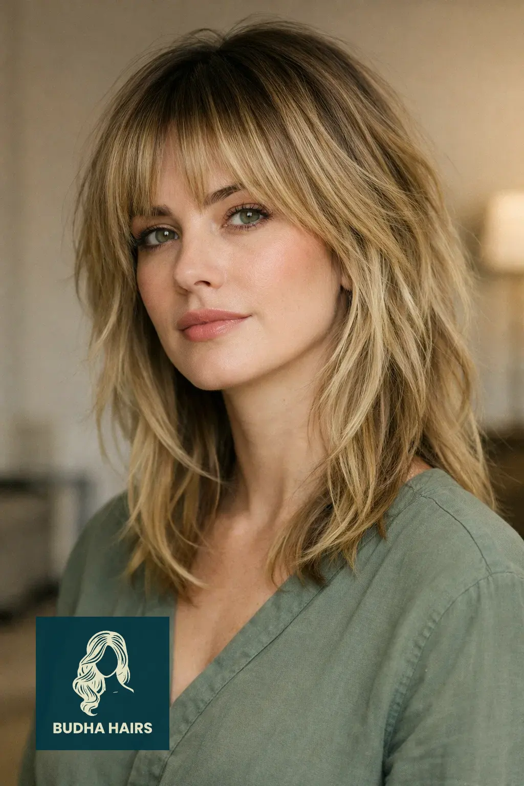 30 Best Shag Haircuts With Bangs: The Ultimate Guide to Texture 18 Shadow-Root Shag with Wispy Bangs