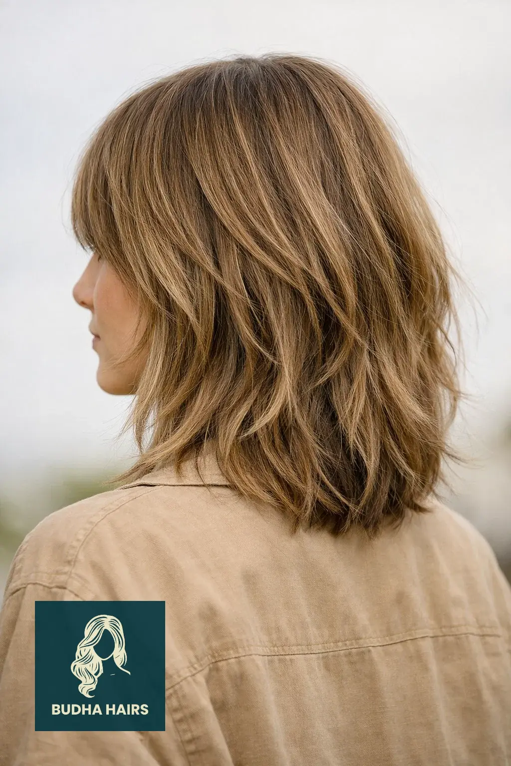 40 Best Medium Shag Haircuts: The Ultimate Guide to Texture & Volume 4 Shaggy Lob with Wispy Layers