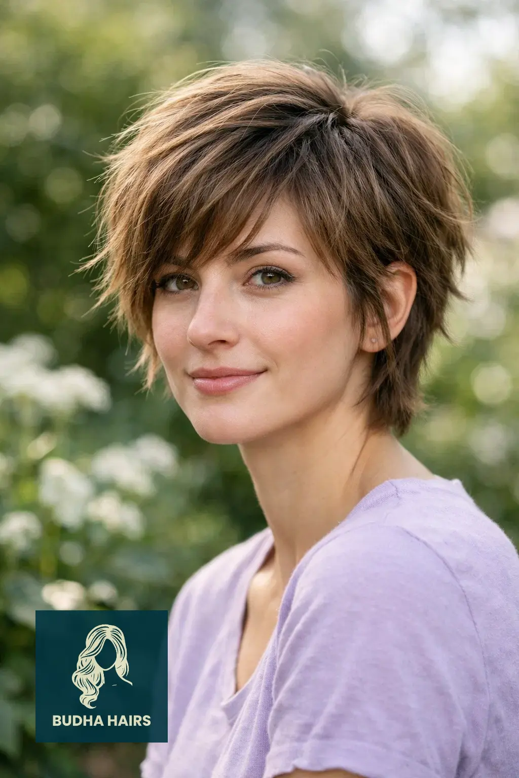 35 Trendy Short Shag Haircuts for Women to Try in 2026 13 Shaggy Pixie with Side-Swept Fringe