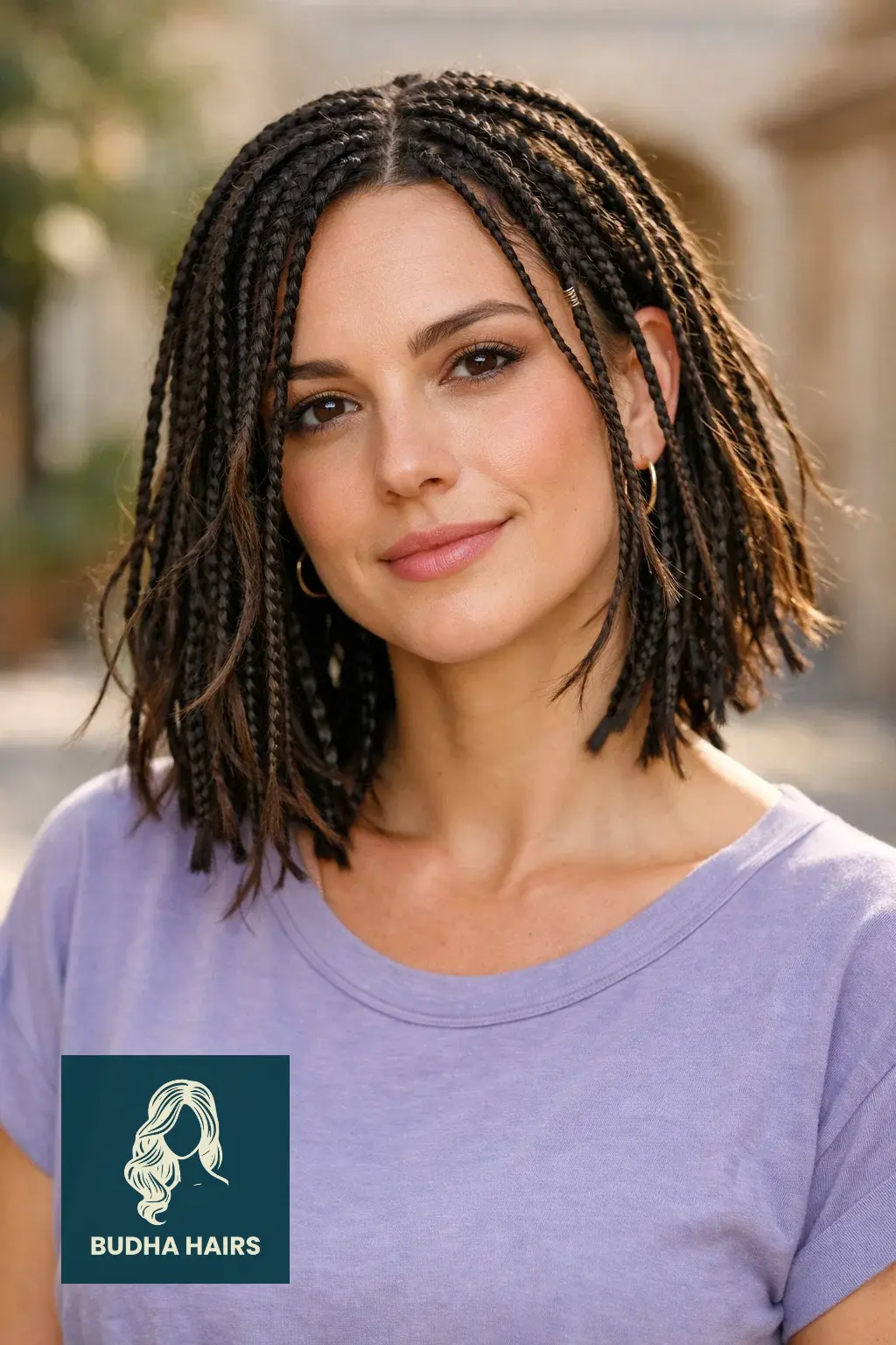 35 Stylish Boho Bob Knotless Braids for Fresh Looks 9 Shoulder-Grazing "Long" Boho Bob