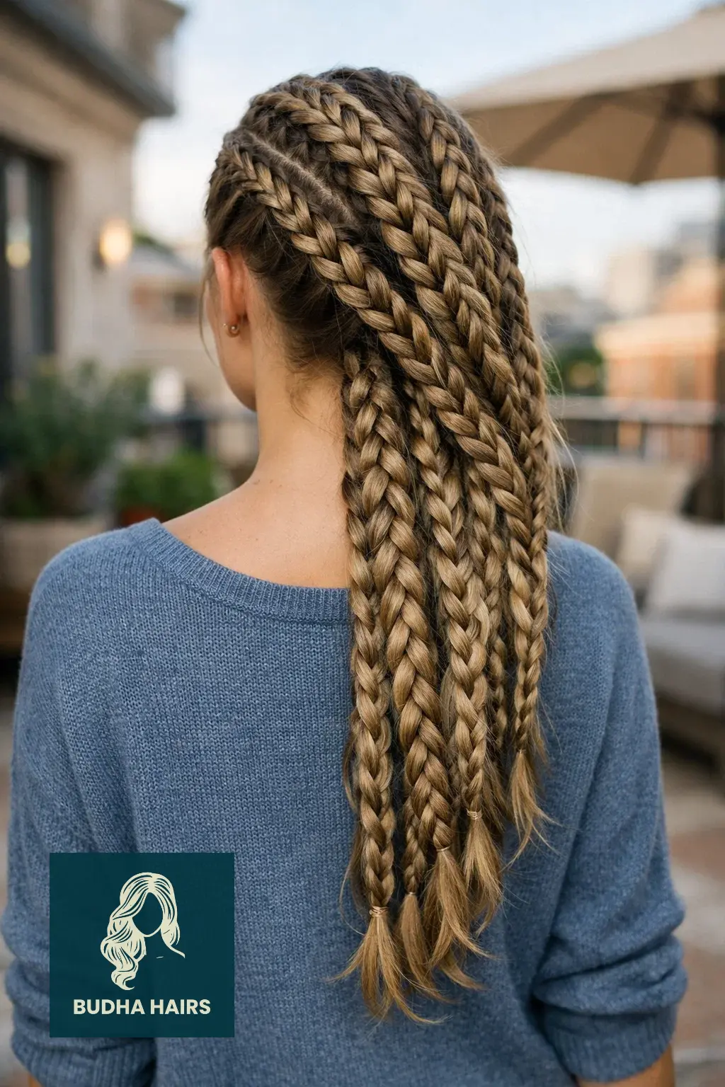 30 Best Protective Hairstyles for Thin Hair: Healthy & Chic 19 Side-Swept Goddess Braids with Light Tension