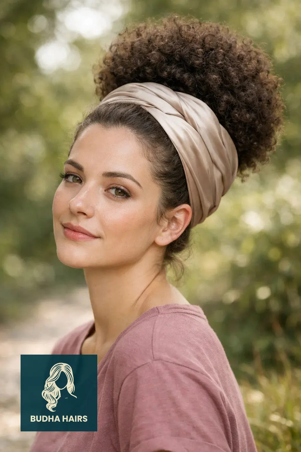 30 Best Protective Hairstyles for Thin Hair: Healthy & Chic 25 Silk Wrap with a High Puff