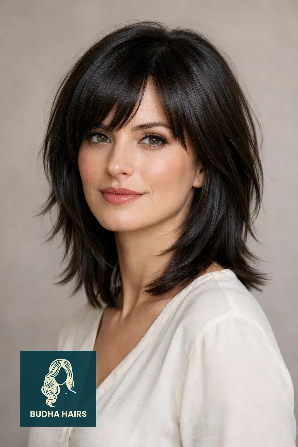 40 Best Medium Shag Haircuts: The Ultimate Guide to Texture & Volume 40 Sleek "Glass" Shag