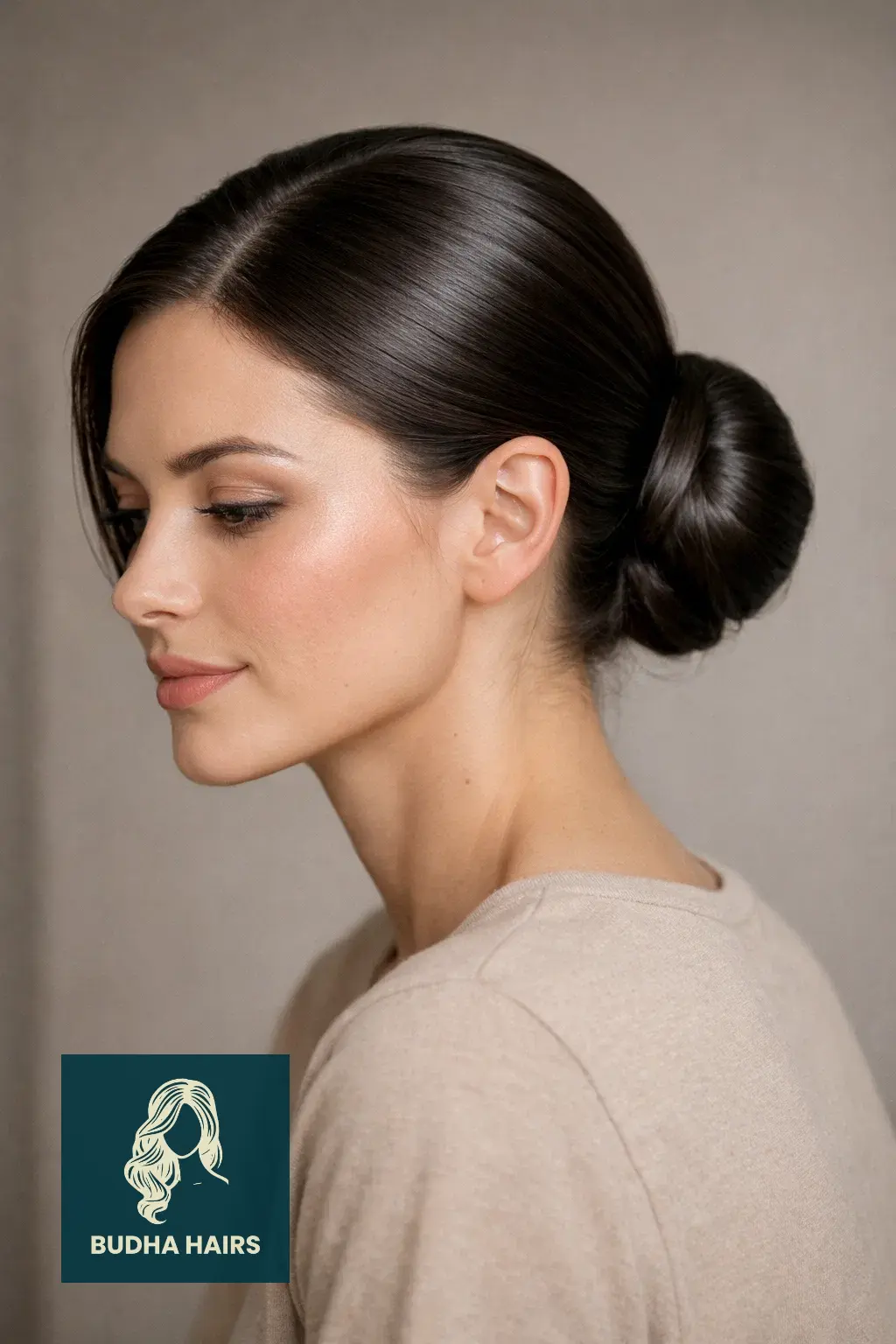 25 Best Barbie Hairstyles: Iconic, Pink & Glamorous Looks 13 Sleek Low Bun with Mirror-Like Shine