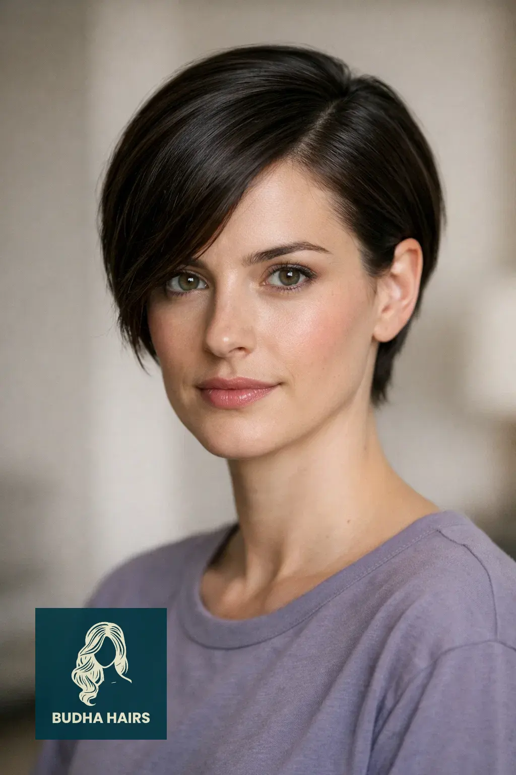 30 Ear Length Bob Hairstyles to Try When You Want a Bold Change 28 Slicked Side-Swept Crop