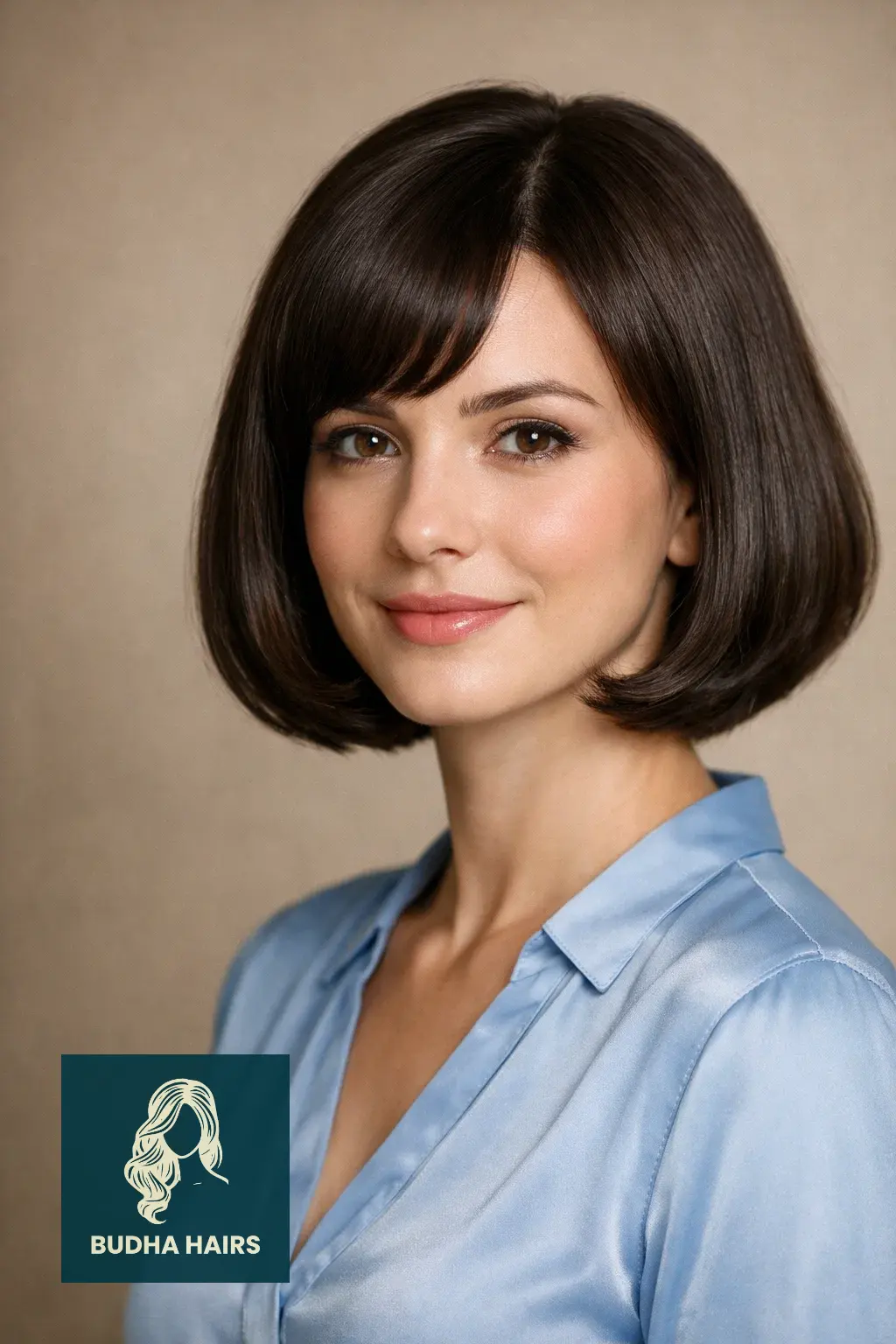 40 Best Formal Hairstyles for Short Hair: Elegant & Chic 18 Smooth Inward-Curled Pageboy Bob