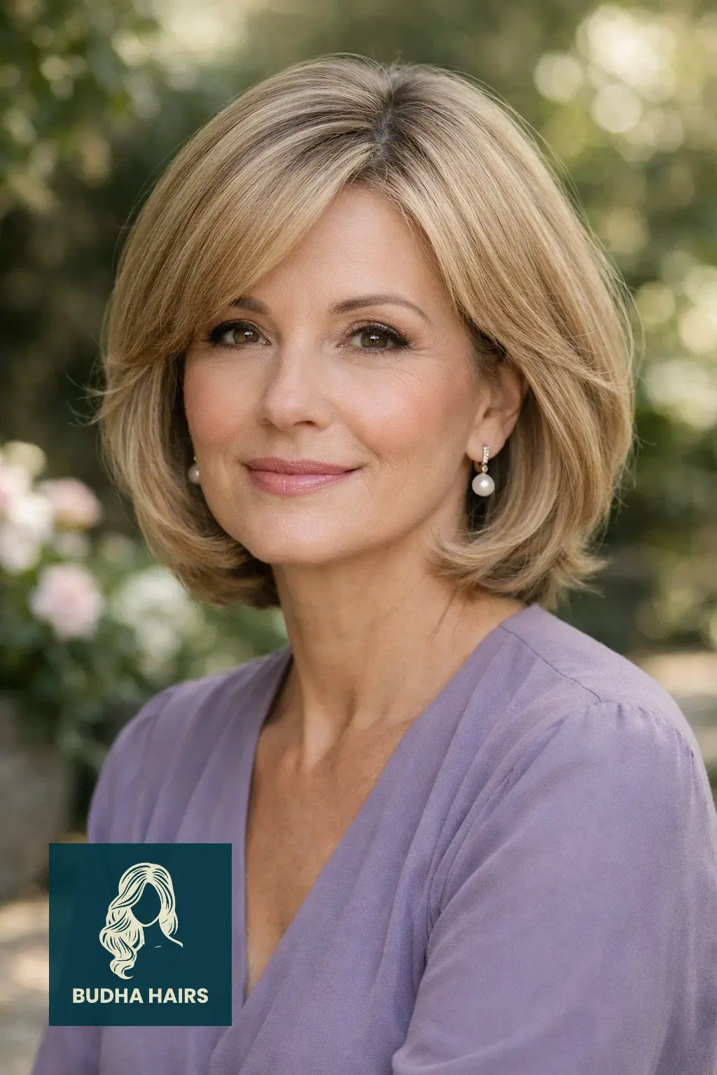 30 Best Mother of the Bride Hairstyles: 2026 Wedding Guide 23 Soft Layered Bob with Inward Curls