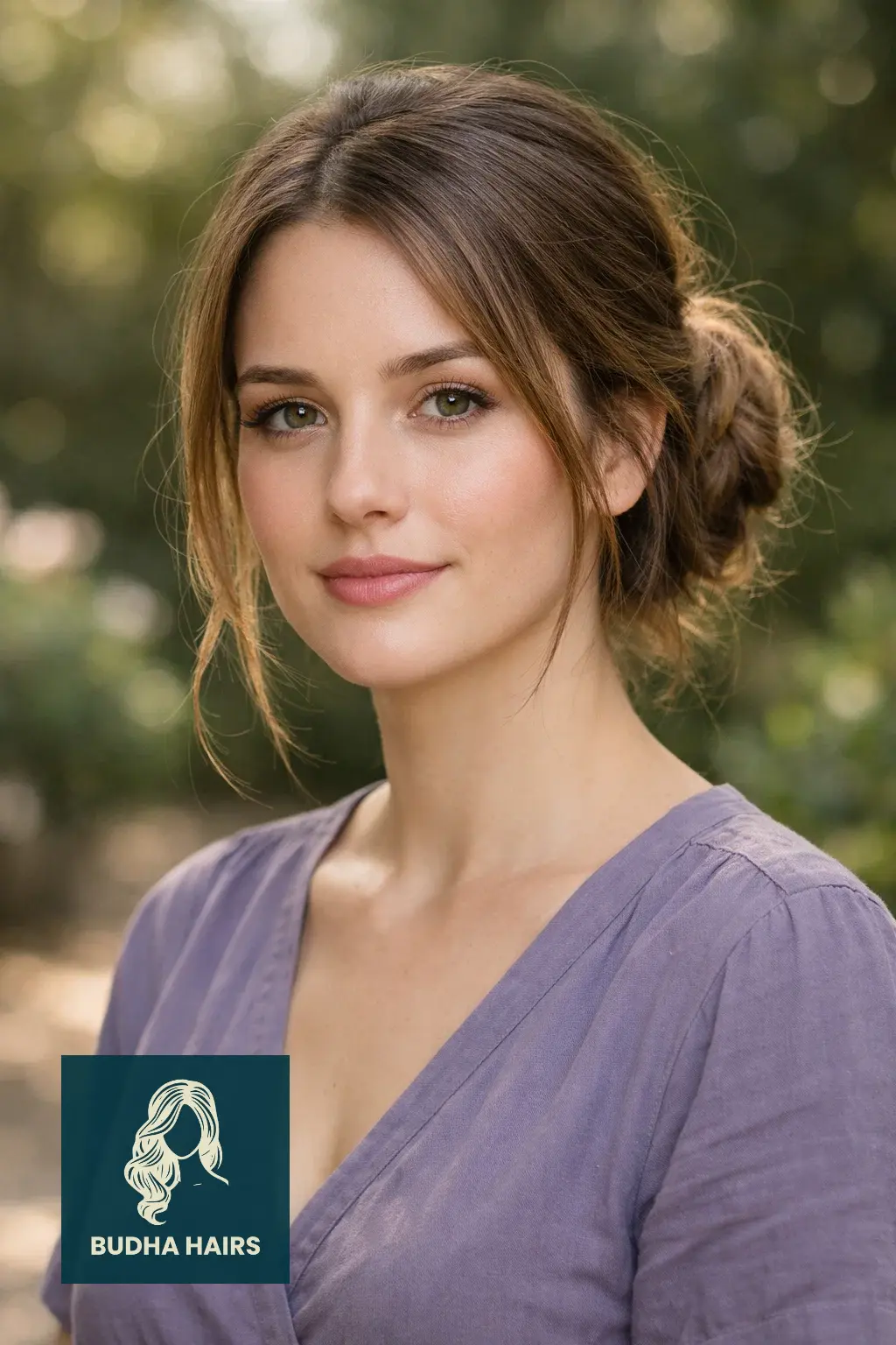 30 Hair Styles For Medium Hair And Creative Ways To Upgrade Your Cut 5 Soft Romantic Low Bun