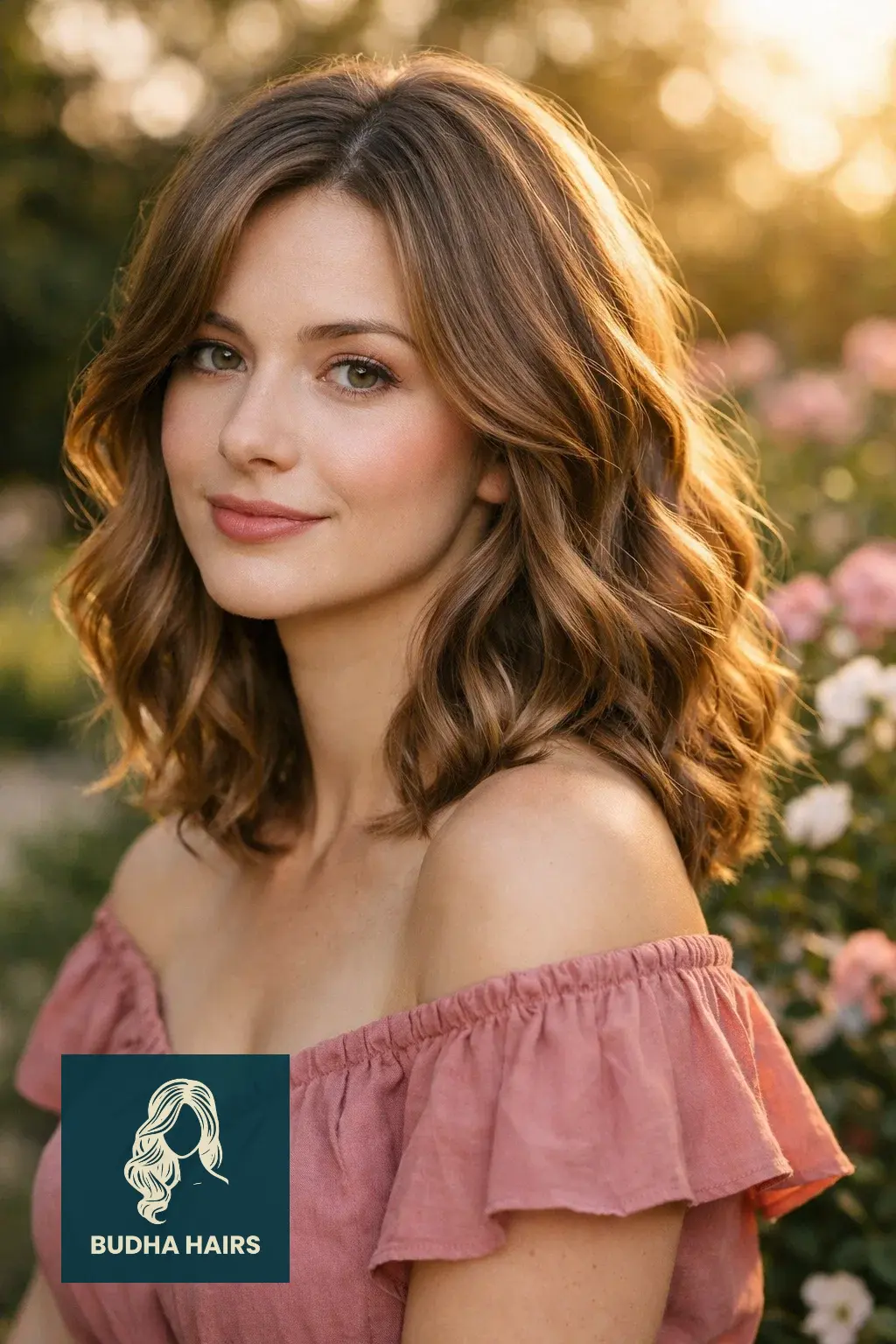 30 Best Cute Hairstyles for Medium Hair for a Sharp, Chic Look 1 Soft Romantic Waves